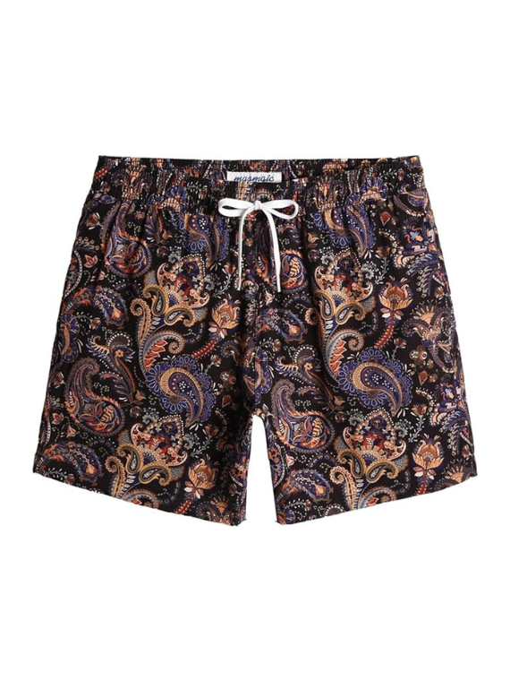 Mens Boho Swim Trunks