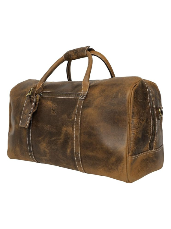 Mens Leather Duffle