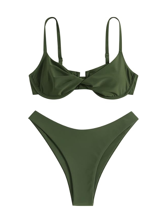 Green sexy bikini