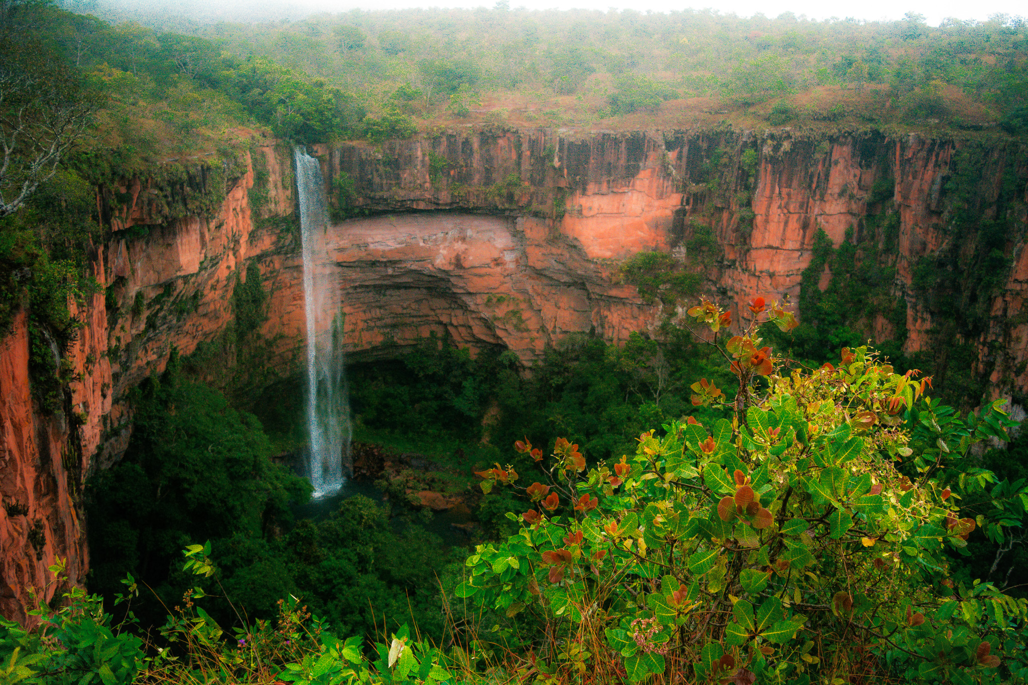 Cachoeira Véu Da Noiva, Chapada Dos Guimarães, Mato Grosso, Br
