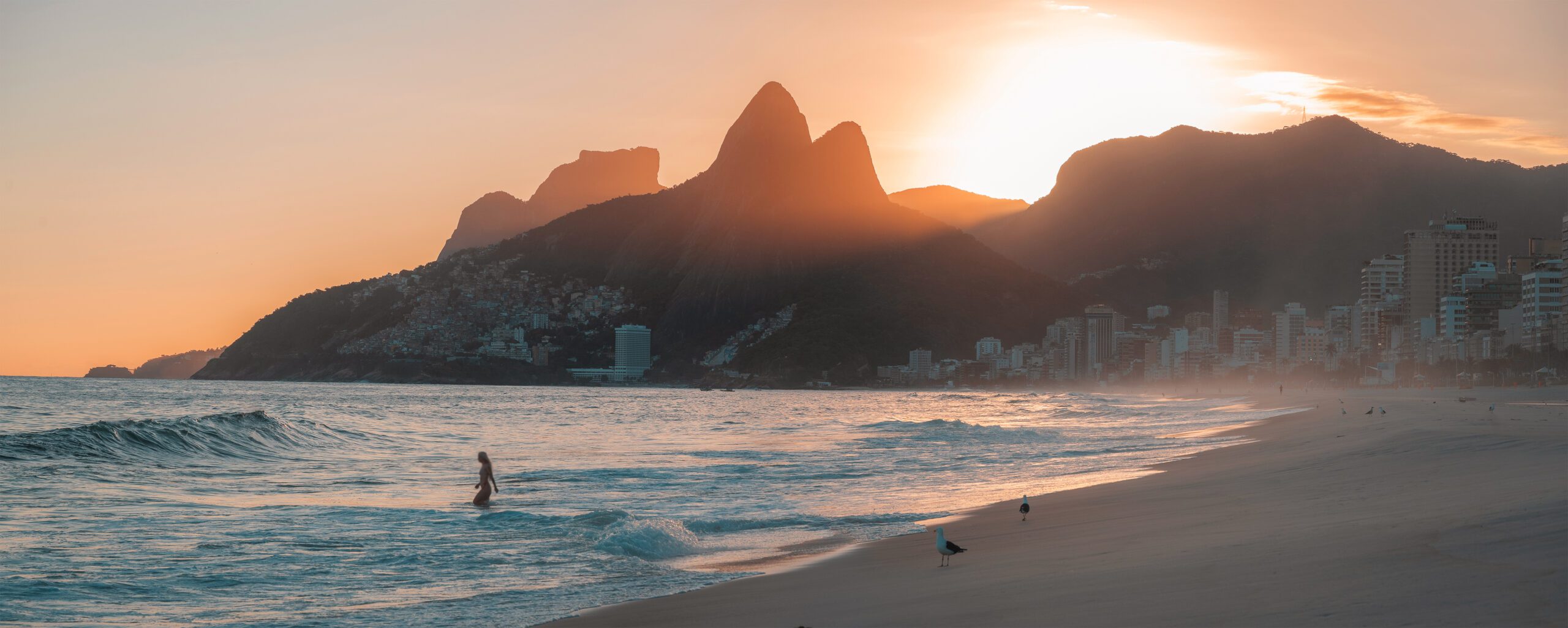 Leblon Beach In Rio De Janeiro
