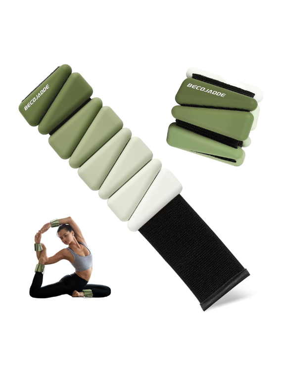 Green Ombre Ankle Weights