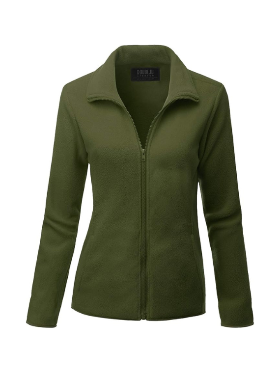 Olive Green Fleece Womens