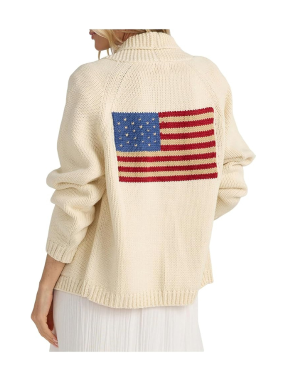 American flag sweater