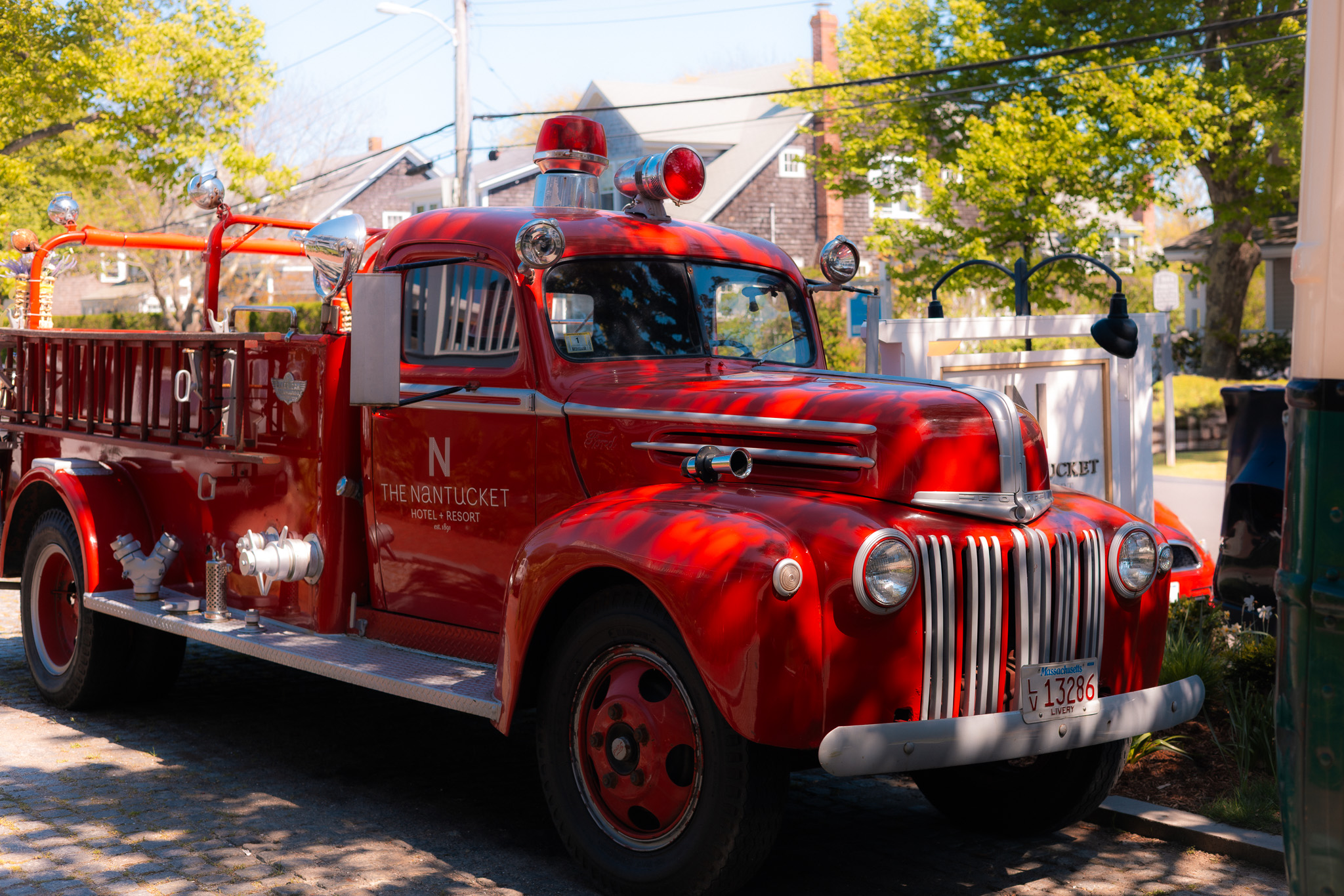 Antique firetruck nantucket
