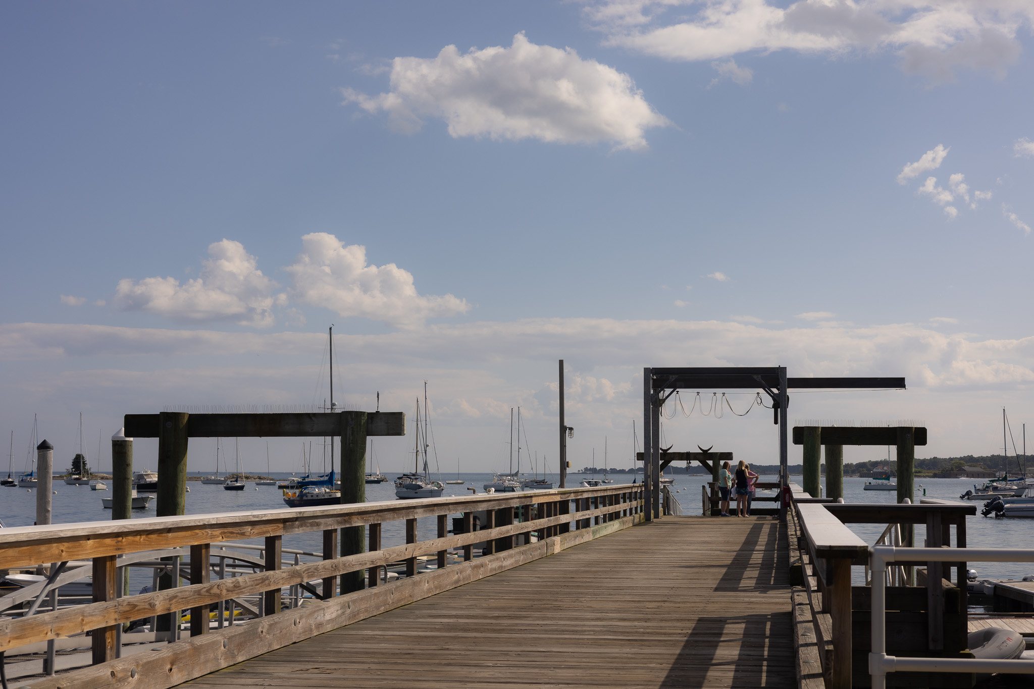 Fishing dock maine