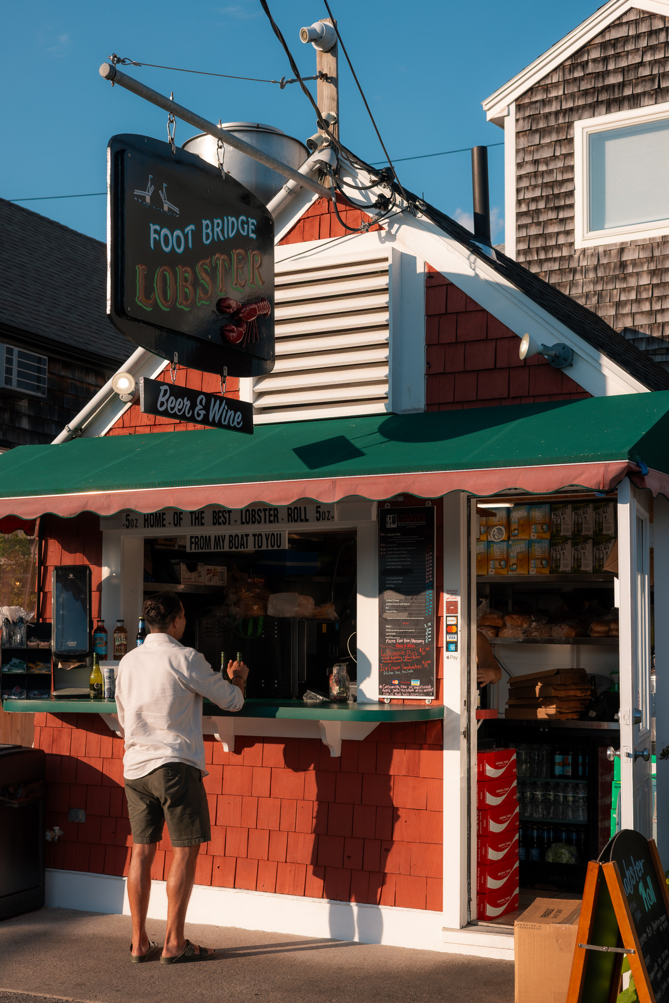 Footbridge lobster maine
