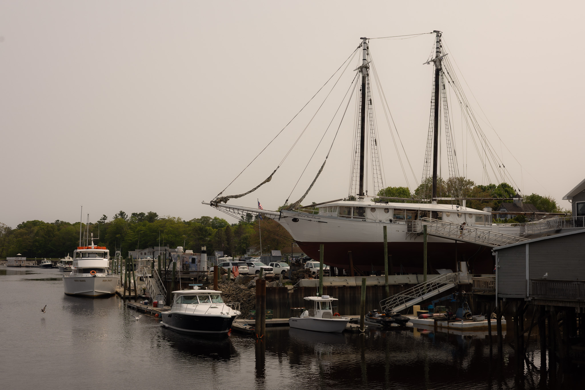 Kennebunkport harbor boat maritime